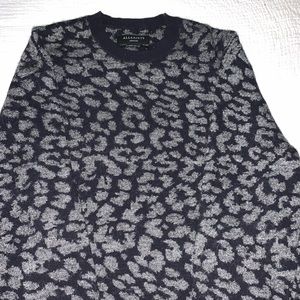 Oversized Leopard Print Crew Sweater (NEW!!!)